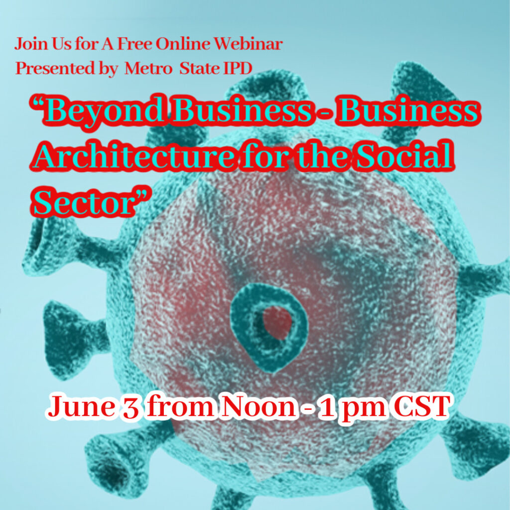 BUSINESS ARCHITECTURE FOR THE SOCIAL SECTOR - FREE WEBINAR