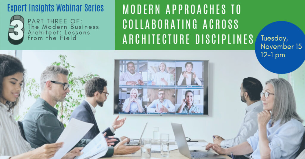 Explore modern operating models for organizing different types of architects, along with approaches companies are taking to improve collaboration.
