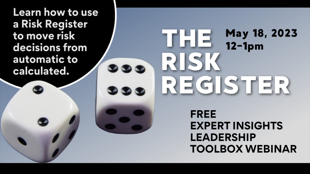 Stop spending your whole day analyzing risk by learning how and when to use a risk register.