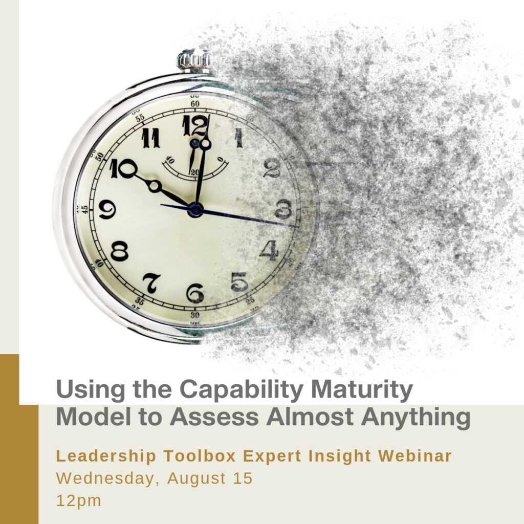 Learn more about the Capability Maturity Model.