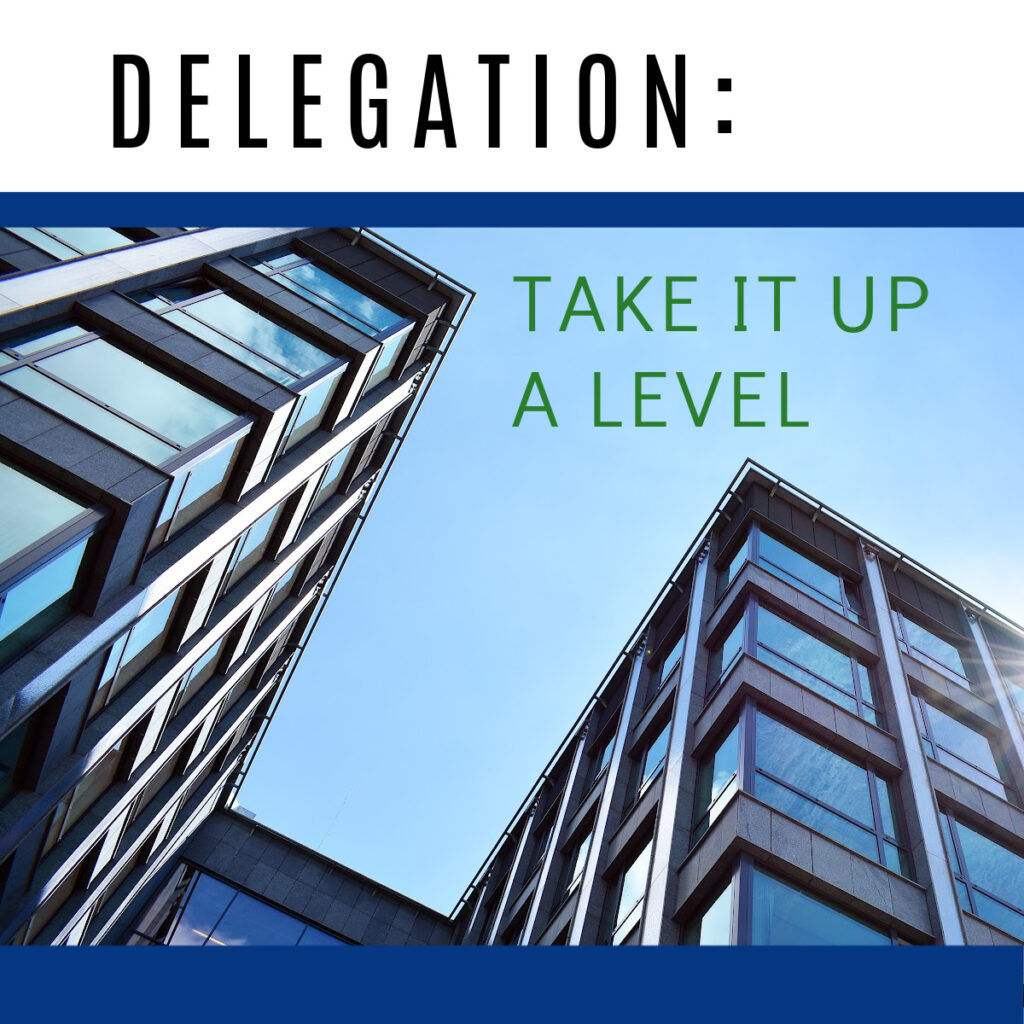 How much to delegate and if/when to pull work back if results become an issue.